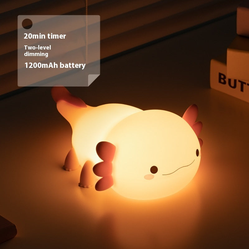 Axolotl night lamp
